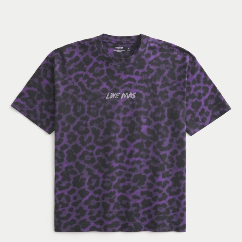 Hollister x Taco Bell Boxy Heavyweight Shine Graphic Tee